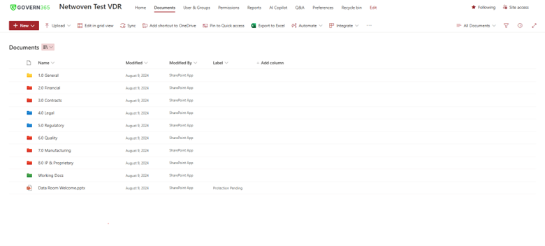 Centralized Document Hub